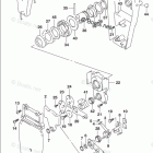 DF 30ATHL Opt:Remote Control Assy Single (2) (DF30AT P03)