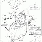 DF 250STL ENGINE COVER (FOR YAY) (DF250Z E03)