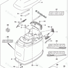 DF 225ZX Engine Cover (For YAY) (DF225Z E03)