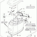 DF 200TL Engine Cover (For YAY) (DF200T E03)