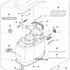 DF 250TXX ENGINE COVER (FOR YAY) (DF250ST E03)