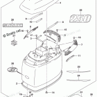 DF 250STL Engine Cover (For YKV) (DF250ST E03)