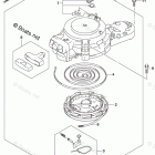 DF 15AEL2 Recoil Starter (DF15ATH P03)