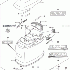 DF 225ZX Engine Cover (For Y5S) (DF225Z E03)