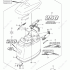 DF 250TXZ ENGINE COVER (DF250ST)