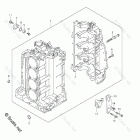 DF 175TLK6 CYLINDER BLOCK