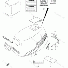 DF 9.9TSK10 Engine Cover (Model:04%09)