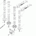 DF 300TXXZK10 CAMSHAFT