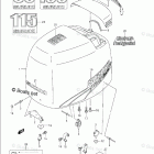 DF 115TLK10 Engine Cover (Model:03-09)