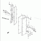 DF 225TXK8 EXHAUST COVER