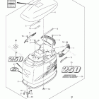 DF 250TXZK7 Engine Cover (DF250S)(Model:10-)