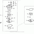 BFT200A WATER PUMP IMPELLER SET