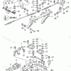 BFT250A FR. COVER BRACKET / FR. LOCK SHAFT