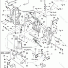 MD40B2 BRACKET (2) POWER TRIM & TILT  /  GAS ASSIST