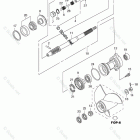 BFTW60A (Power Thrust) PROPELLER SHAFT (W60A-POWER THRUST MODEL)
