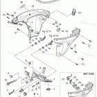 MFS20E (EFI) FRONT PANEL & DRIVE SHAFT HOUSING COVER