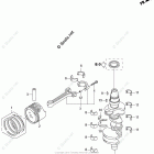 BFTW60A (Power Thrust) Crankshaft Piston