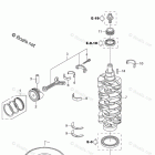 BFT90A Crankshaft  /  Piston  /  Flywheel
