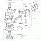 MD40B2 PISTON & CRANK SHAFT