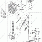MFS20D CYLINDER HEAD & OIL PUMP