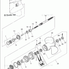 MD40B2 GEAR CASE (PROPELLER SHAFT)