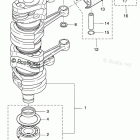 MD115A2 PISTON & CRANK SHAFT