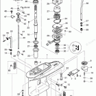 MD90C2 GEAR CASE, DRIVE SHAFT