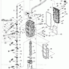 MFS40A CYLINDER HEAD & OIL PUMP