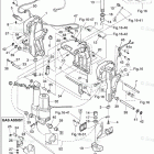 MD40B2 BRACKET (2) POWER TRIM & TILT  /  GAS ASSIST