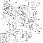 MD40B2 BRACKET (2) POWER TRIM & TILT  /  GAS ASSIST