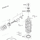 BFT90A Crankshaft  /  Piston  /  Flywheel
