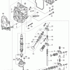 MFS15D CYLINDER HEAD & OIL PUMP