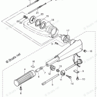 MFS25C TILLER HANDLE (STANDARD)