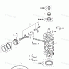 BFT75A Crankshaft  /  Piston  /  Flywheel