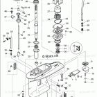 MD90C2 GEAR CASE, DRIVE SHAFT