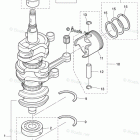 MD50B2 PISTON & CRANK SHAFT