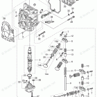 MFS20C CYLINDER HEAD & OIL PUMP