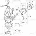 MD50B2 PISTON & CRANK SHAFT