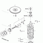 BFT90A Crankshaft  /  Piston  /  Flywheel