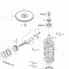 BFT75A Crankshaft  /  Piston  /  Flywheel