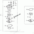BFT200A WATER PUMP IMPELLER SET