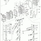 MFS25B CYLINDER HEAD & OIL PUMP