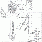 MFS15C CYLINDER HEAD & OIL PUMP