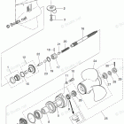 MD40B2 Gear Case (Propeller Shaft) MD40 / 50B2