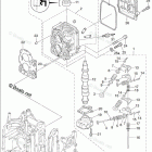 MFS8B CYLINDER HEAD & OIL PUMP