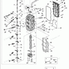 MFS40A CYLINDER HEAD & OIL PUMP
