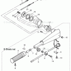 MFS25C TILLER HANDLE (STANDARD)