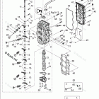 MFS40A CYLINDER HEAD & OIL PUMP