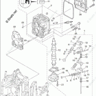 MFS8B CYLINDER HEAD & OIL PUMP
