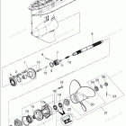 MFS40A GEAR CASE (PROPELLER SHAFT)